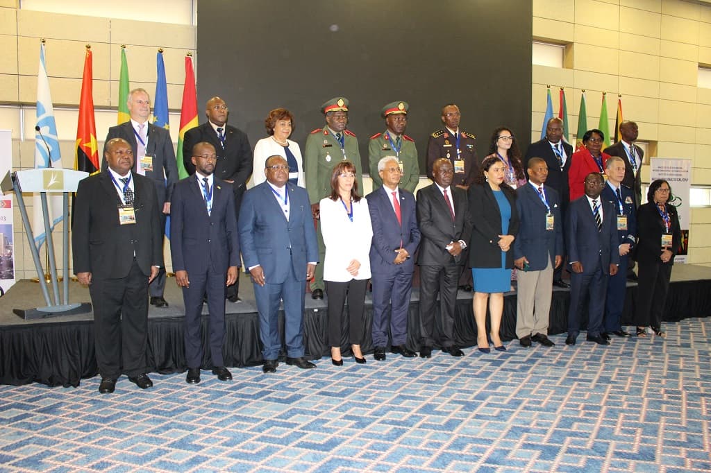 Ministra da Defesa Nacional, Helena Carreiras, participa na da XXII reunião dos ministros da defesa da CPLP, Luanda Angola, 30 maio 2023
