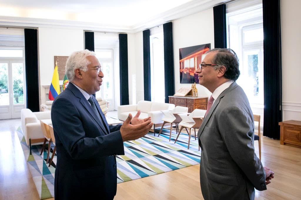 Primeiro-Ministro António Costa com o Presidente da República da Colômbia, Gustavo Petro, Lisboa, 6 maio 2023