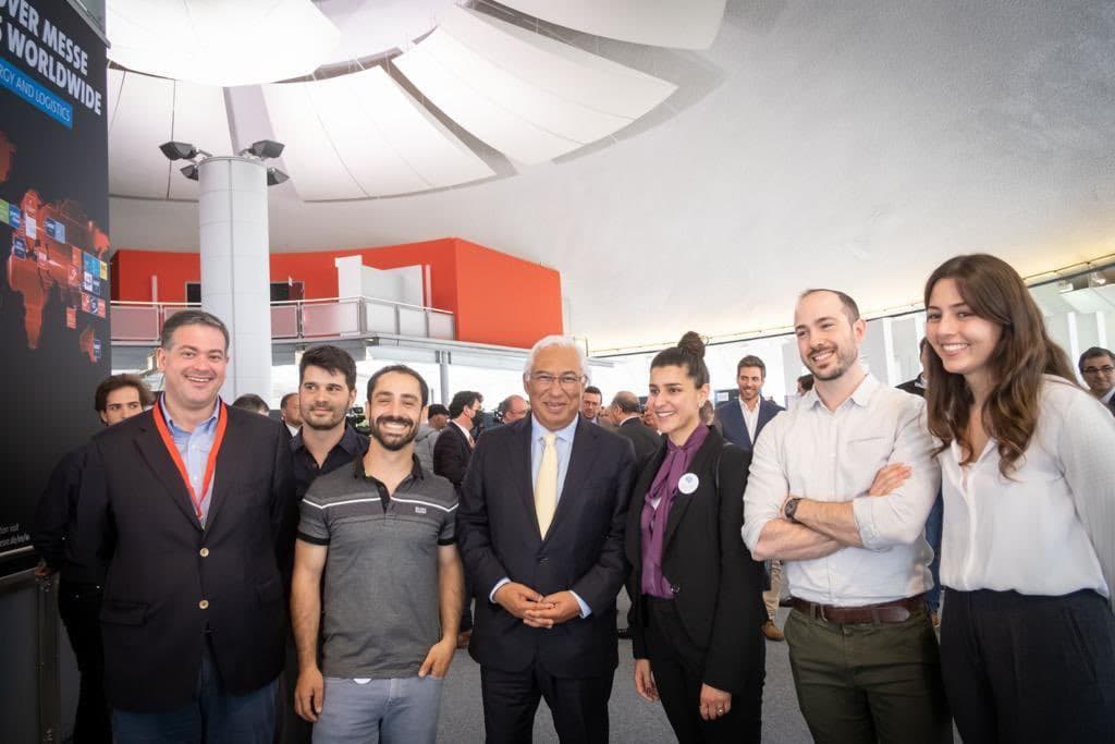 Primeiro-Ministro António Costa com empresários portugueses presentes na abertura da Hannover Messe, 29 maio 2022