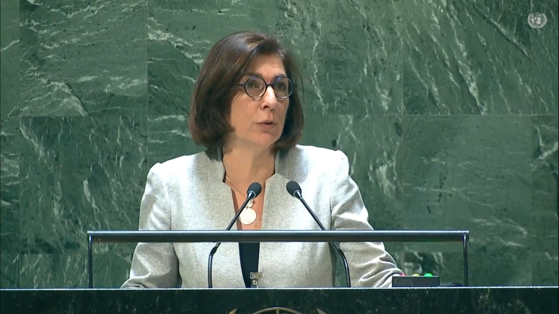 Ministra Adjunta e dos Assuntos Parlamentares, Ana Catarina Mendes, discursa no Fórum Internacional de Análise das Migrações, da Organização das Nações Unidas, em Nova Iorque, 19 maio 2022