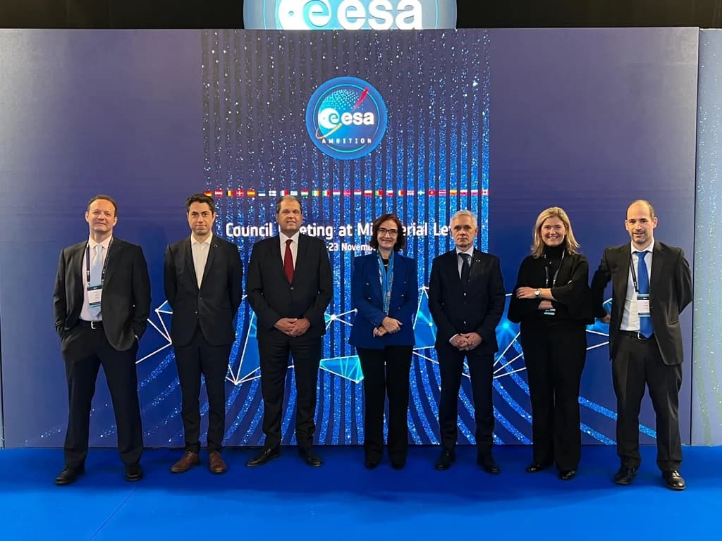 Ministra da Ciência, Tecnologia e Ensino Superior, Elvira Fortunato, no Conselho Ministerial da Agência Espacial Europeia, Paris, França, 22 novembro 2022