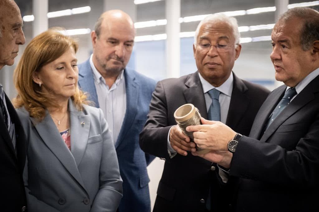 Primeiro-Ministro António Costa e Ministro da Economia e do Mar, António Costa Silva, na Têxtil Manuel Gonçalves, Famalicão, 3 maio 2023