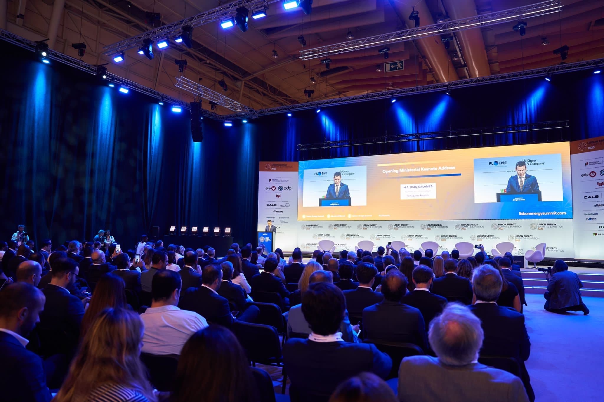 Ministro das Infraestruturas, João Galamba na sessão de abertura da Lisbon Energy Summit & Exhibition, Lisboa, 30 maio 2023