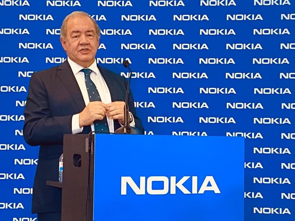 Ministro da Economia e do Mar, António Costa Silva, na inauguração do novo centro da Nokia de investigação e desenvolvimento em 5G e 6G, Alfragide, 28 novembro 2022