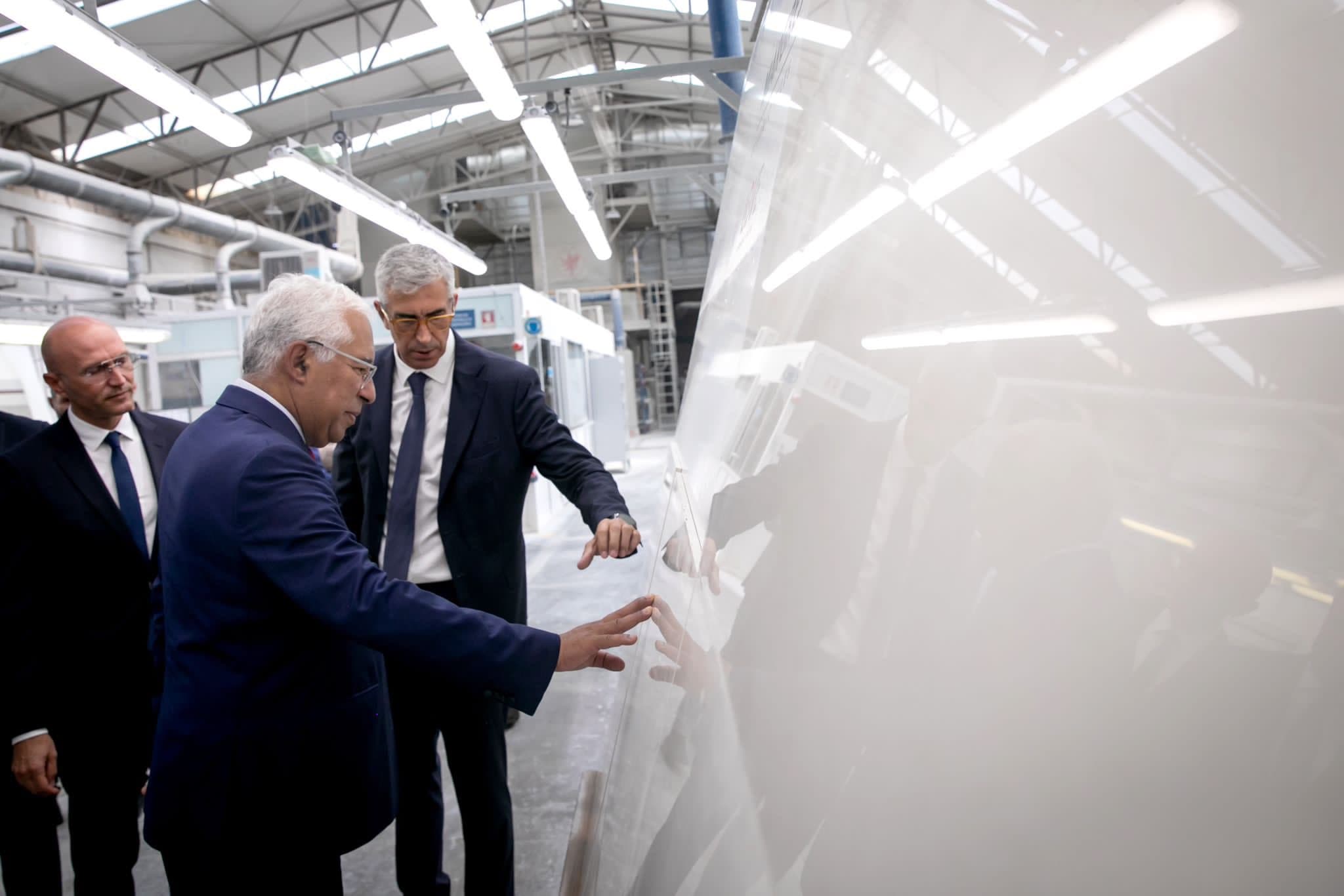Primeiro-Ministro António Costa visita a empresa de cerâmica Margres, Ãlhavo, 16 setembro 2022