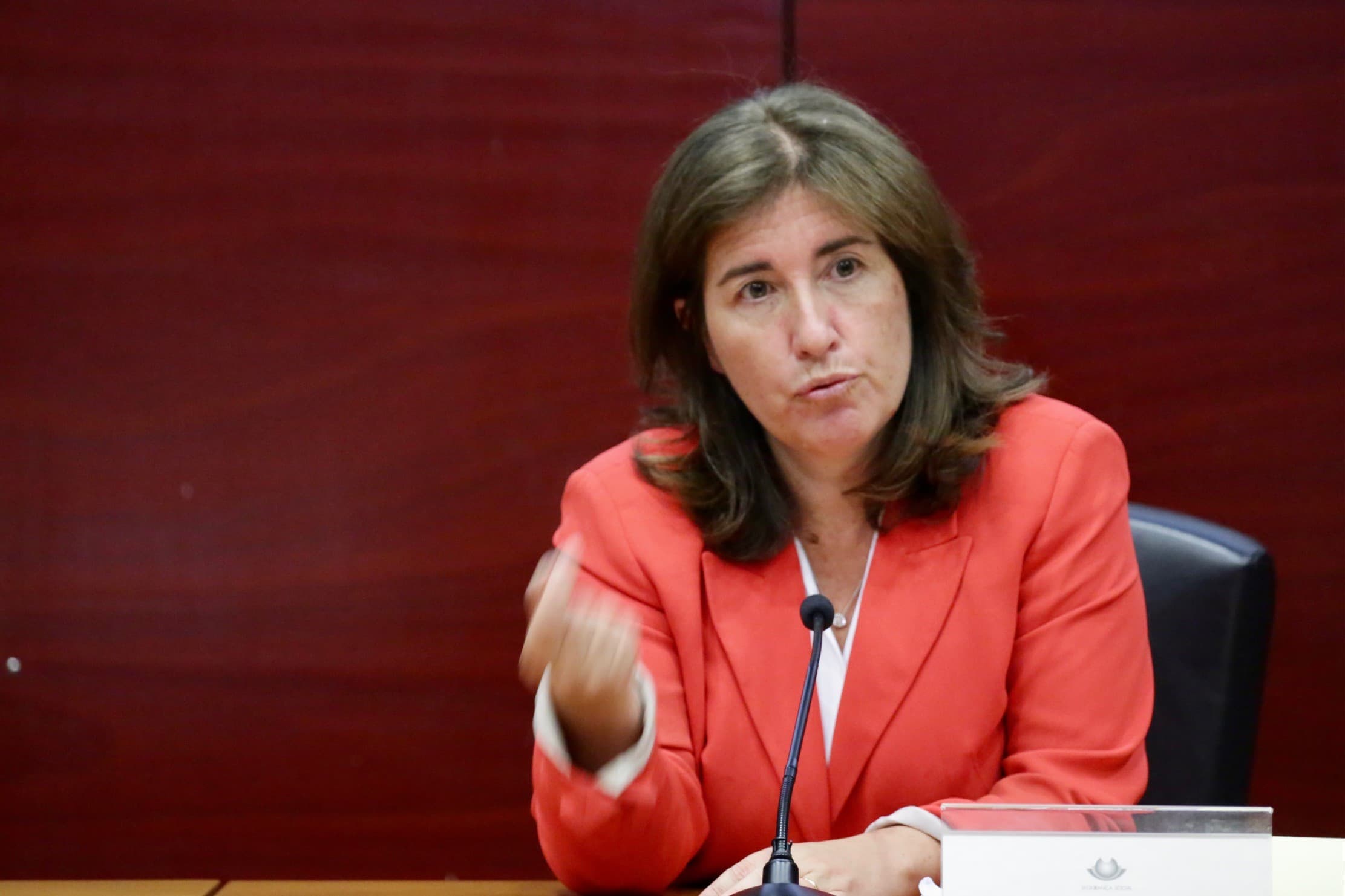 Ministra do Trabalho, Solidariedade e Segurança Social, Ana Mendes Godinho, na assinatura de acordo do PARES, Évora, 24 junho 2022 (foto: João Bica)