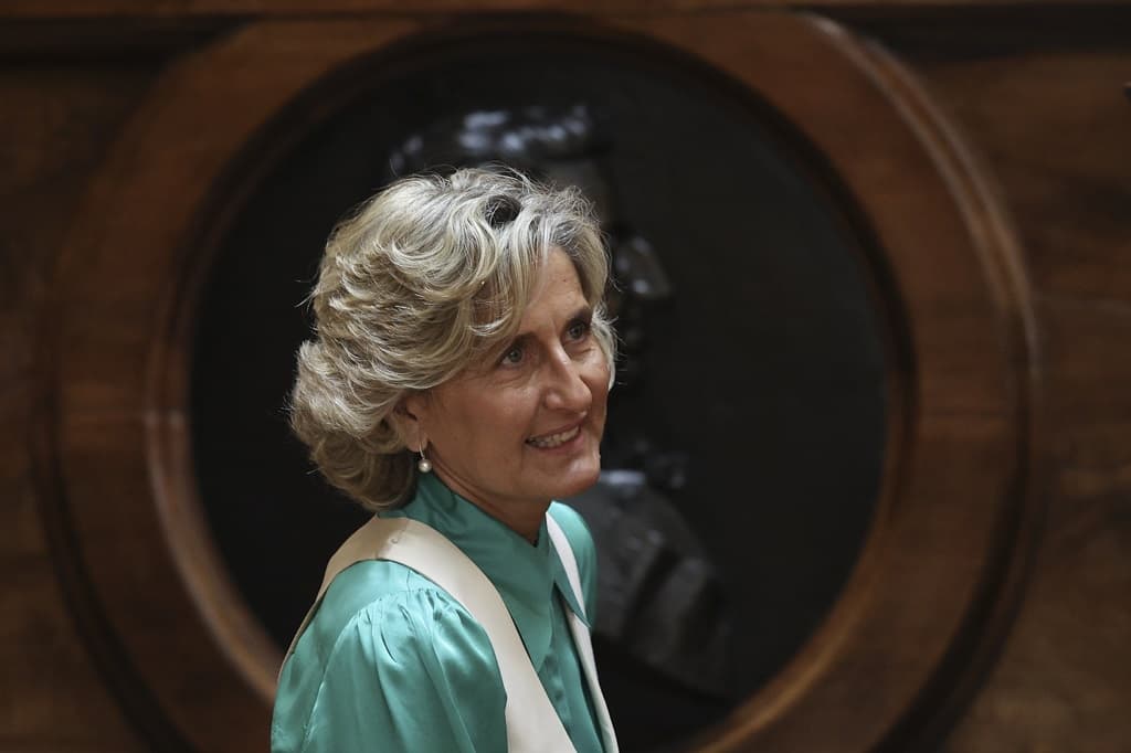 Ministra da Coesão Territorial, Ana Abrunhosa, durante audição na Comissão de Economia, Obras Públicas, Planeamento e Habitação na Assembleia da República, 24 maio 2023 (Foto: António Cotrim/Lusa)