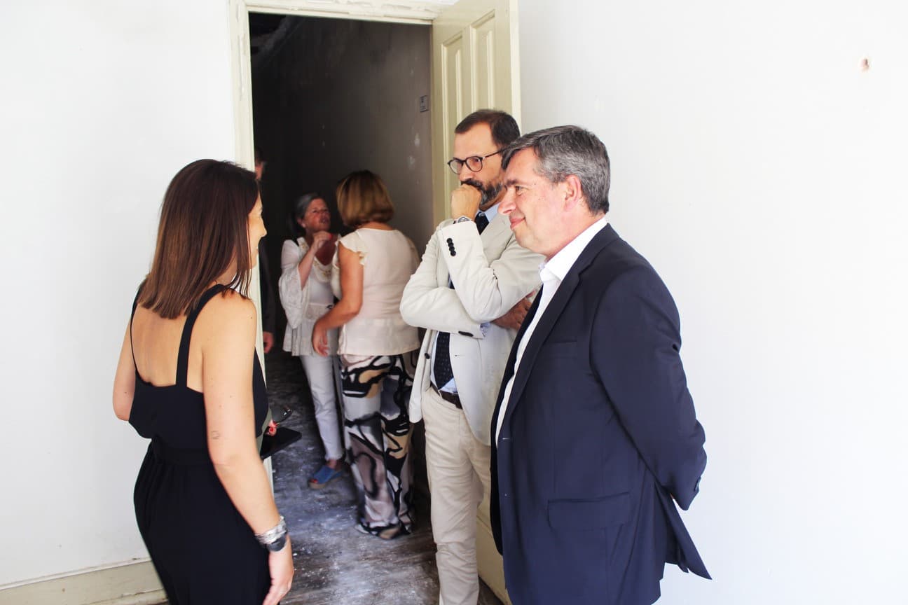 Ministra da Habitação, Marina Gonçalves, visita habitações que serão colocadas em arrendamento acessível, Tomar, 23 junho 2023