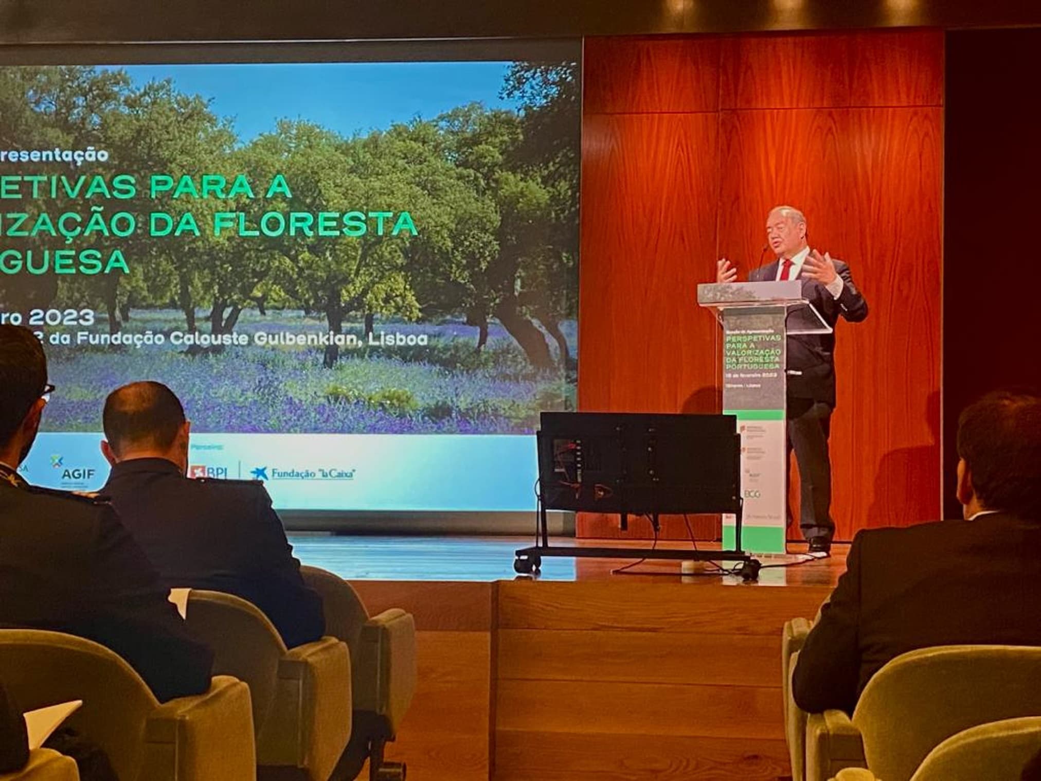 Ministro da Economia e do Mar, António Costa Silva, interveio na sessão de apresentação do estudo «Perspetivas para a Valorização da Floresta Portuguesa», Lisboa, 16 fevereiro 2023