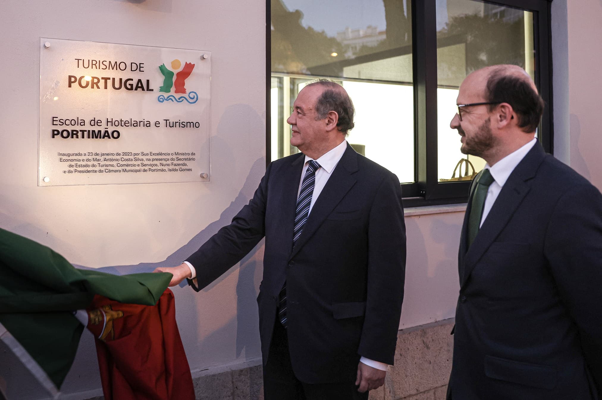 Ministro da Economia e do Mar, António Costa Silva, presidiu à inauguração da nova Escola de Hotelaria e Turismo, Portimão, 23 janeiro 2023 (foto: Luís Forra/ Lusa)