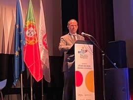 Ministro da Cultura, Pedro Adão e Silva, no encontro da Rede de Teatros e Cineteatros Portugueses, Torres Vedras, 19 julho 2022