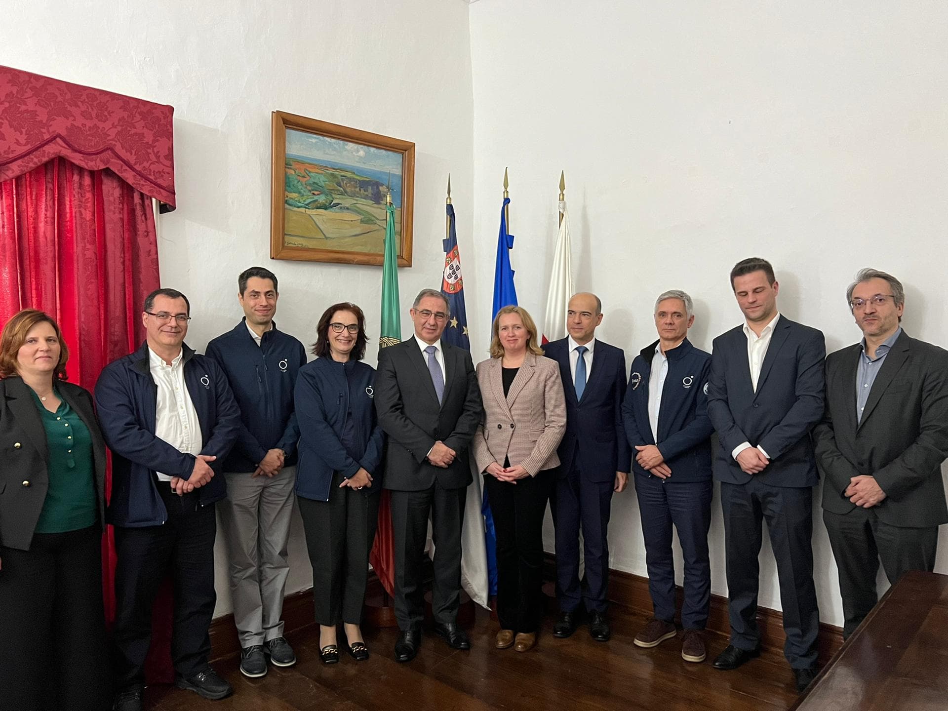 Ministra da Ciência, Tecnologia e Ensino Superior, Elvira Fortunato, na assinatura da extensão do acordo entre o Governo da República e a Agência Espacial Europeia, Santa Maria, 17 janeiro 2023