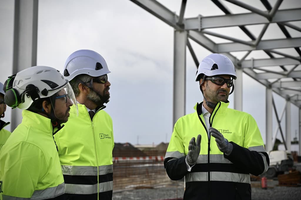 Ministro das Infraestruturas e da Habitação e Secretário de Estado das Infraestruturas visitam local onde está a ser construído o projeto SINES 4.0, um dos maiores campus de data centres da Europa, Sines, 16 dezembro 2022