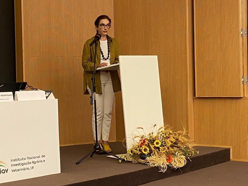 Ministra da Ciência, Tecnologia e Ensino Superior, Elvira Fortunato, na inauguração das instalações do InnovPlantProtect, Elvas, 28 julho 2022