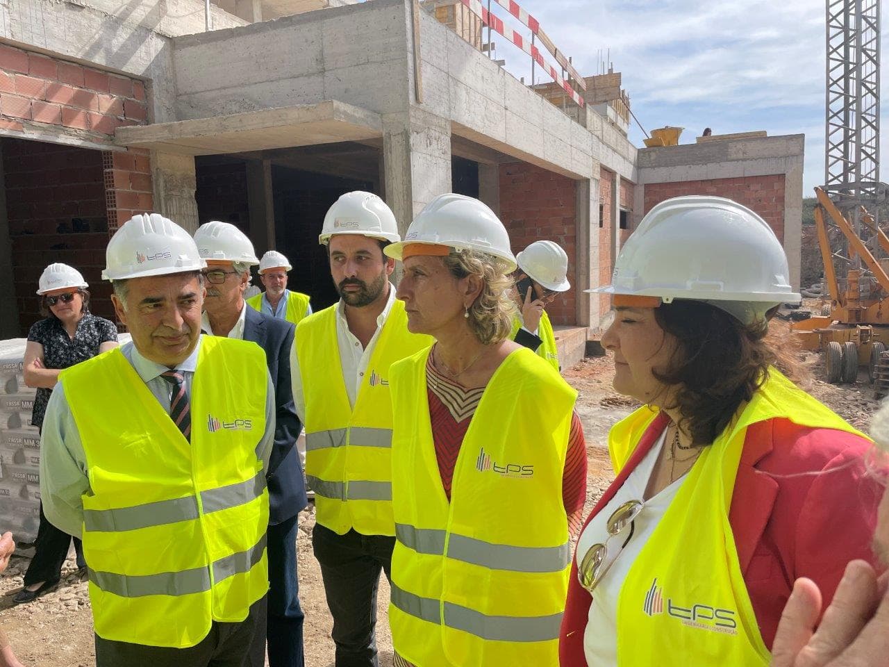 Ministra da Coesão Territorial, Ana Abrunhosa, visita as obras do Centro de Meios Aéreos do Cachopo, Tavira, 2 maio 2023