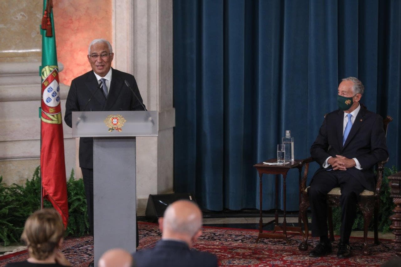Primeiro-Ministro António Costa discursa na cerimónia de tomada de posse do XXIII Governo Constitucional, Lisboa, 30 março 2022 (foto: Miguel A. Lopes/Lusa)