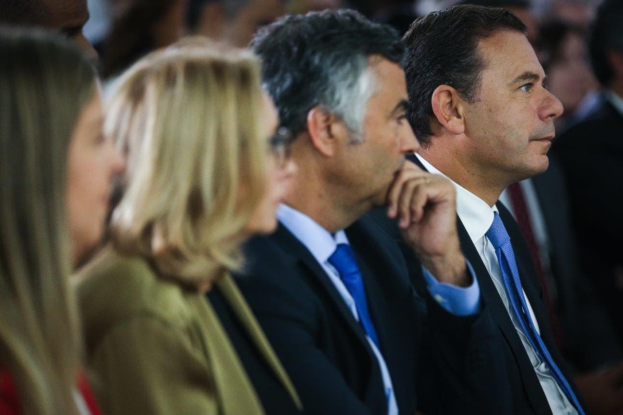 Primeiro-Ministro e Ministros na assinatura de protocolos para alojamento e consultas de psicologia e nutrição para o ensino superior, Lisboa, 4 setembro 2024 (foto: Rodrigo Antunes/Lusa)