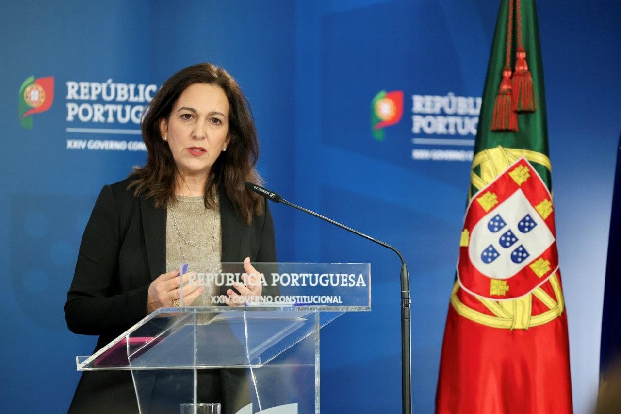 Ministra da Justiça, Rita Alarcão Júdice, na conferência de imprensa do Conselho de Ministros, Lisboa, 13 fevereiro 2025 (Foto: Diana Quintela)