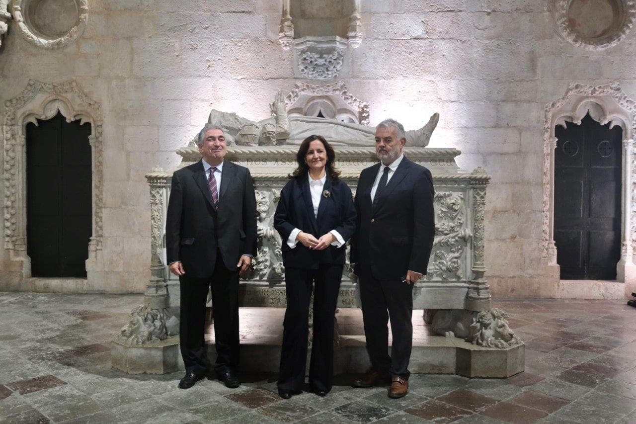 Ministra da Cultura, Dalila Rodrigues, com os responsáveis pelas comemorações dos 500 anos da morte de Vasco da Gama, Lisboa, 26 novembro 2024