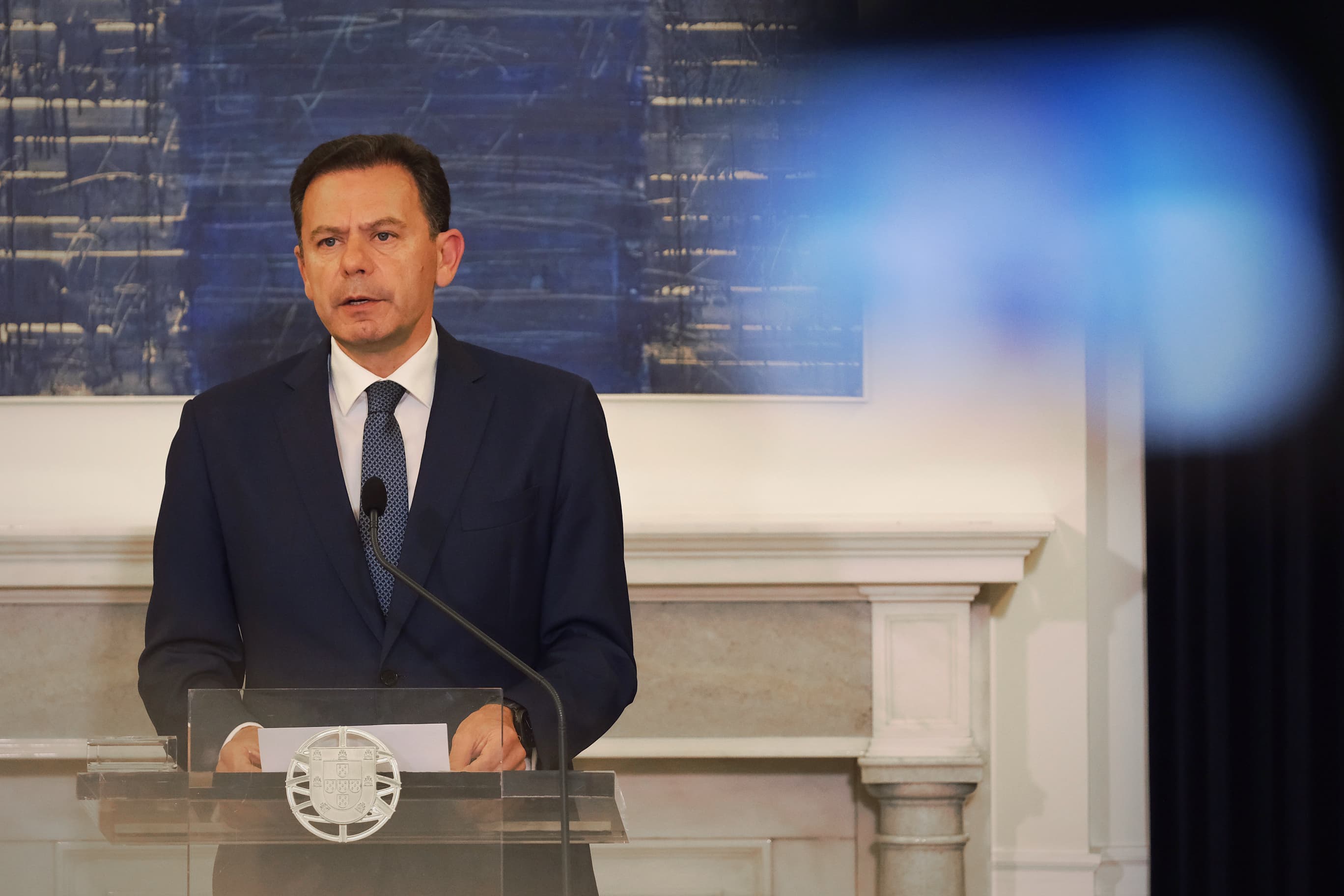 Primeiro-Ministro Luís Montenegro faz declaração sobre a resposta do Estado e a reposição do abastecimento elétrico, Lisboa, 28 abril 2025