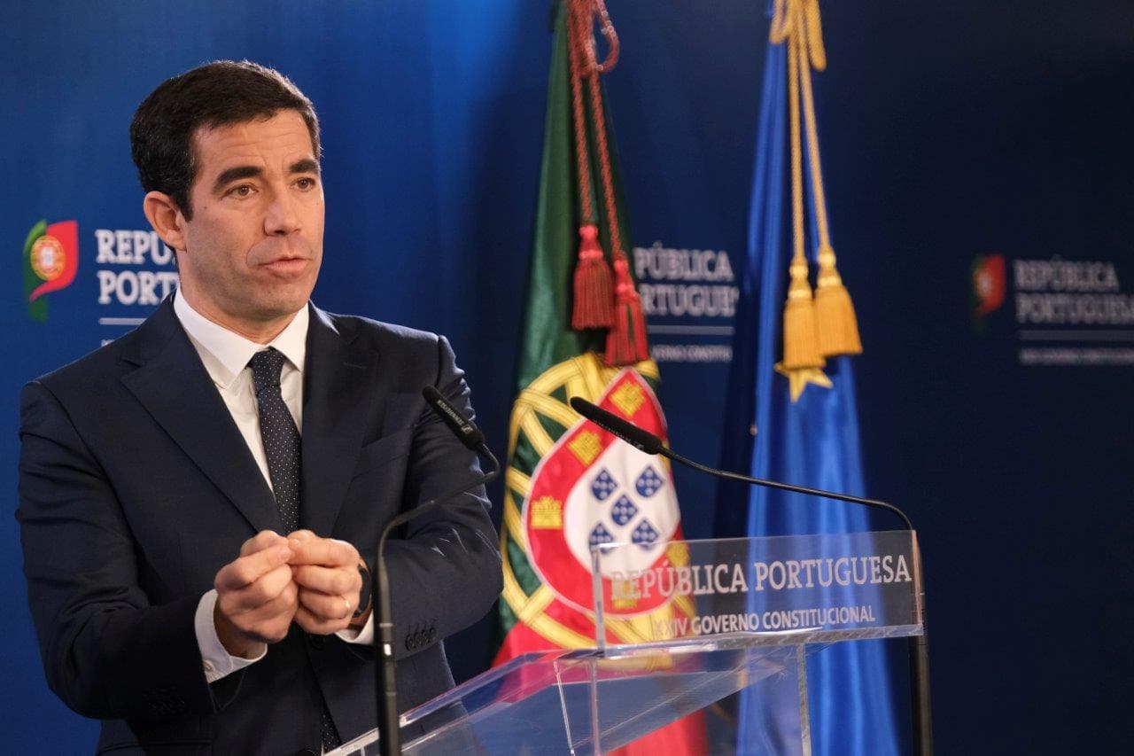 Ministro da Presidência, António Leitão Amaro, na conferência de imprensa do Conselho de Ministros, Lisboa, 29 outubro 2024 (foto: Diana Quintela)