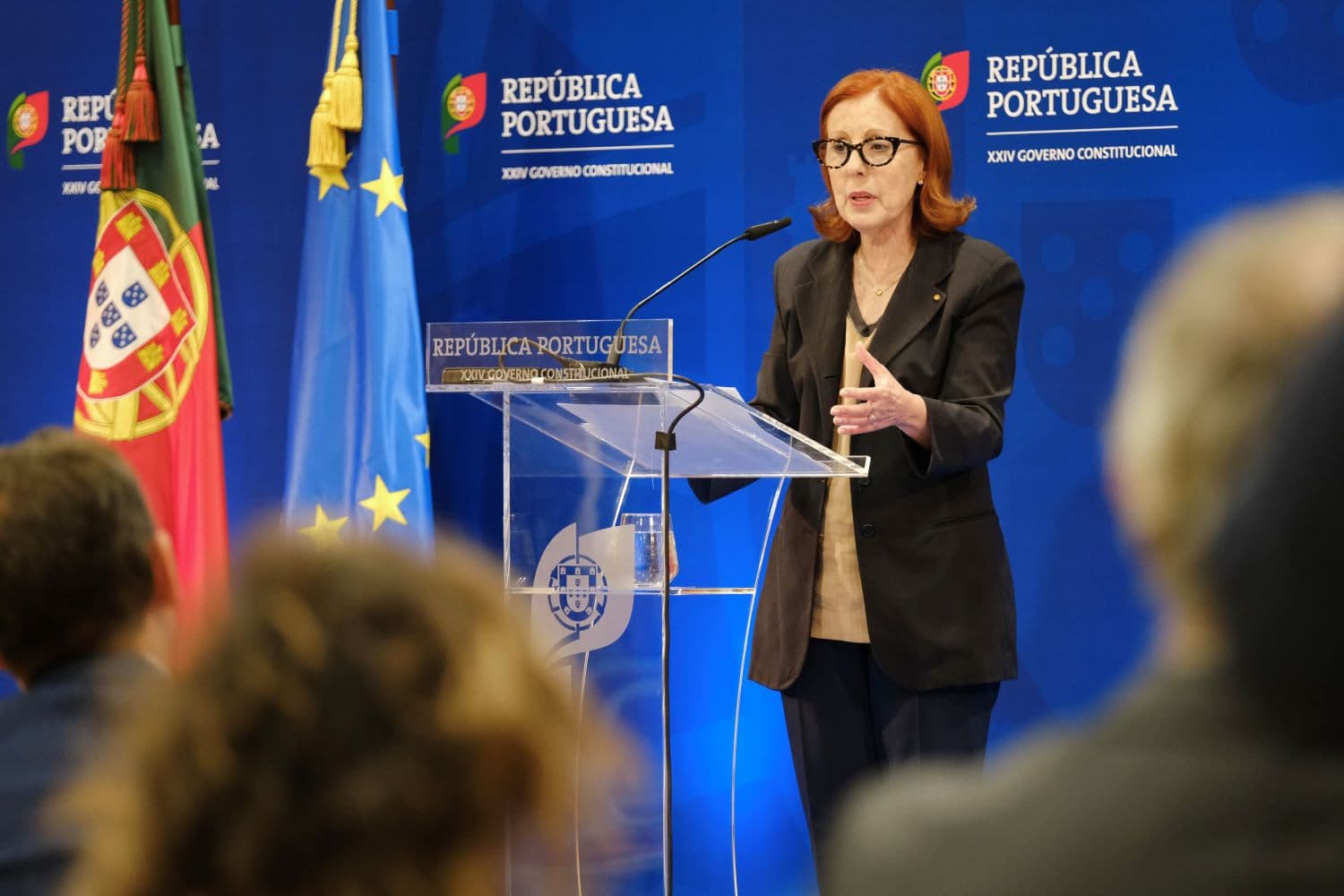 Ministra do Ambiente e Energia, Maria da Graca Carvalho