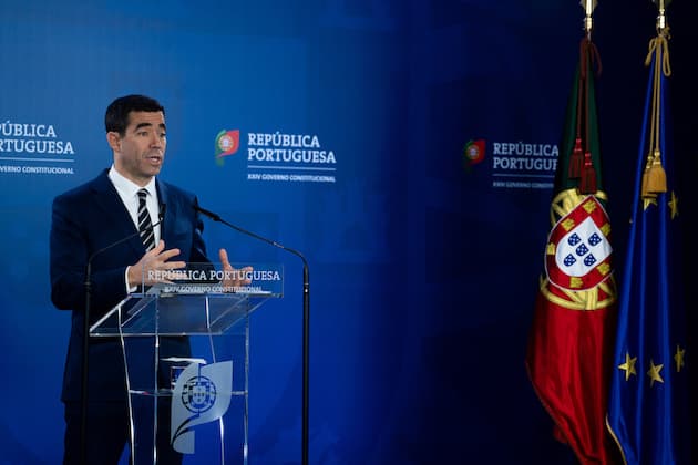 Ministro da Presidência, António Leitão Amaro, na conferência de imprensa do Conselho de Ministros, Lisboa, 14 novembro 2024 (foto: Mariana Branco)
