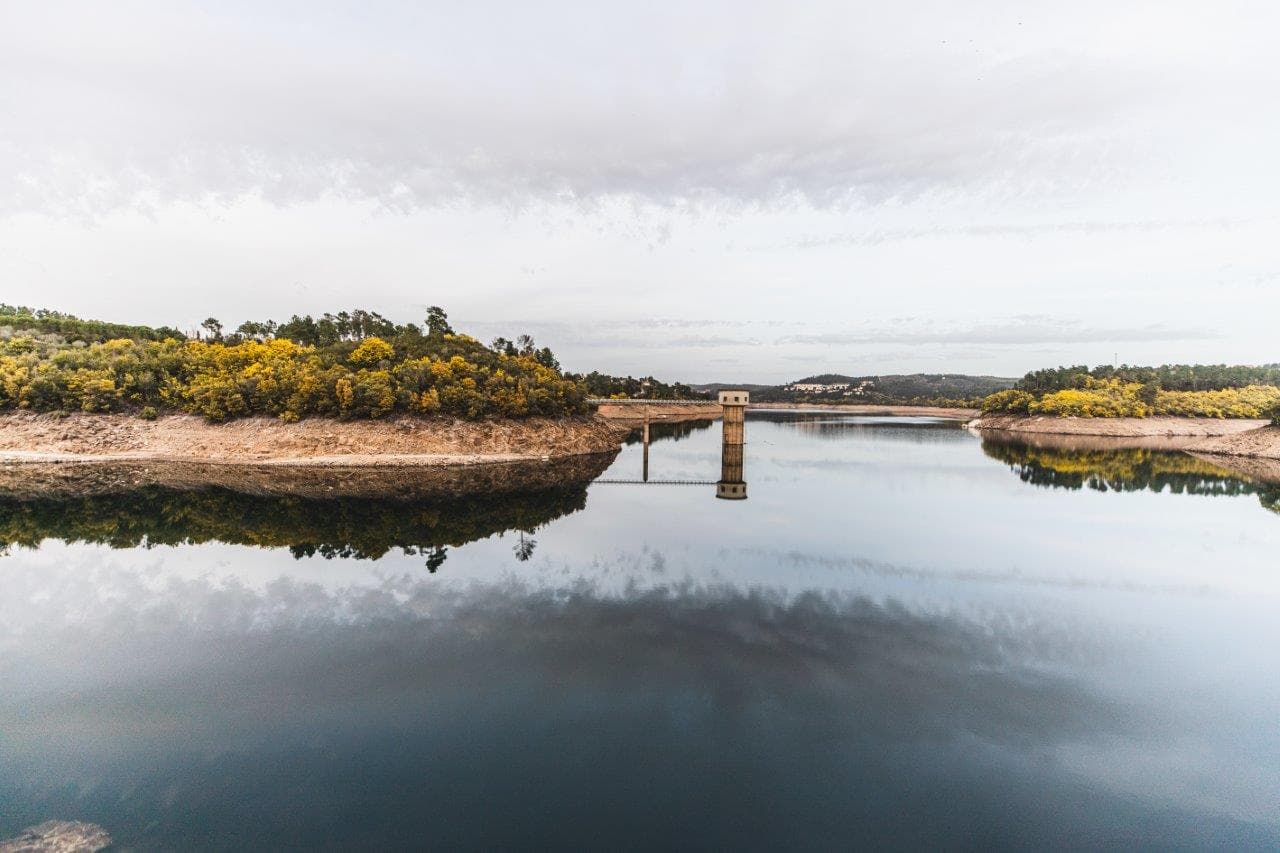 Barragem de Castelo do Bode - seca