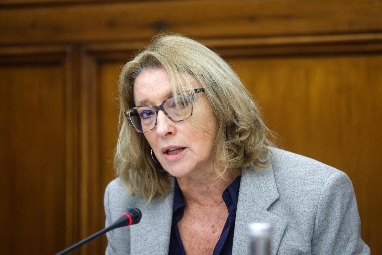 Ministra do Trabalho, Solidariedade e Segurança Social, Rosário Palma Ramalho, na Comissão de Trabalho, Segurança Social e Inclusão, Assembleia da República, 15 janeiro 2025 (foto: António Pedro Santos/Lusa)