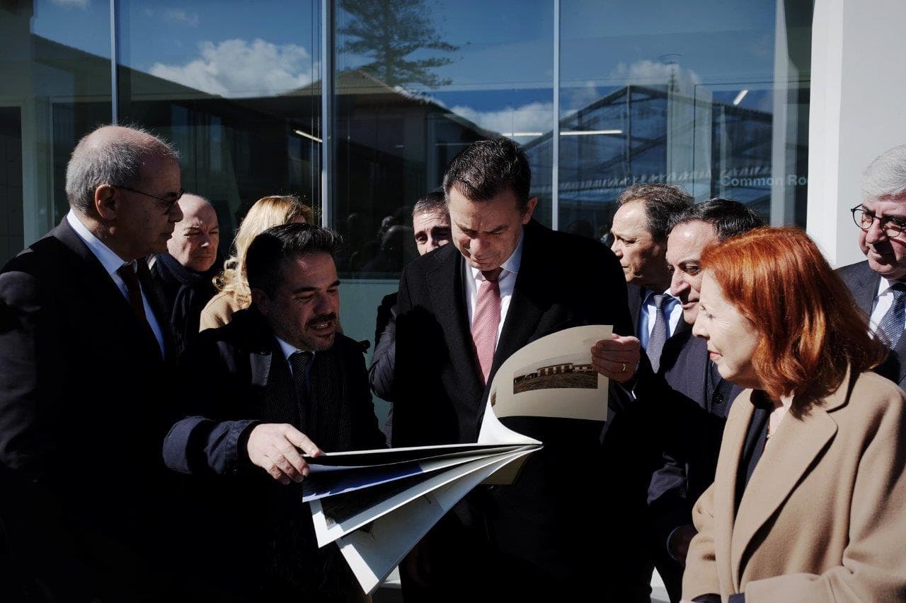 Primeiro-Ministro Luís Montenegro e Ministra do Ambiente e Energia, Graça Carvalho, na inauguração do centro de investigação Biopolis, Vila do Conde, 24 março 2025 (foto Gonçalo Borges Dias/GPM)