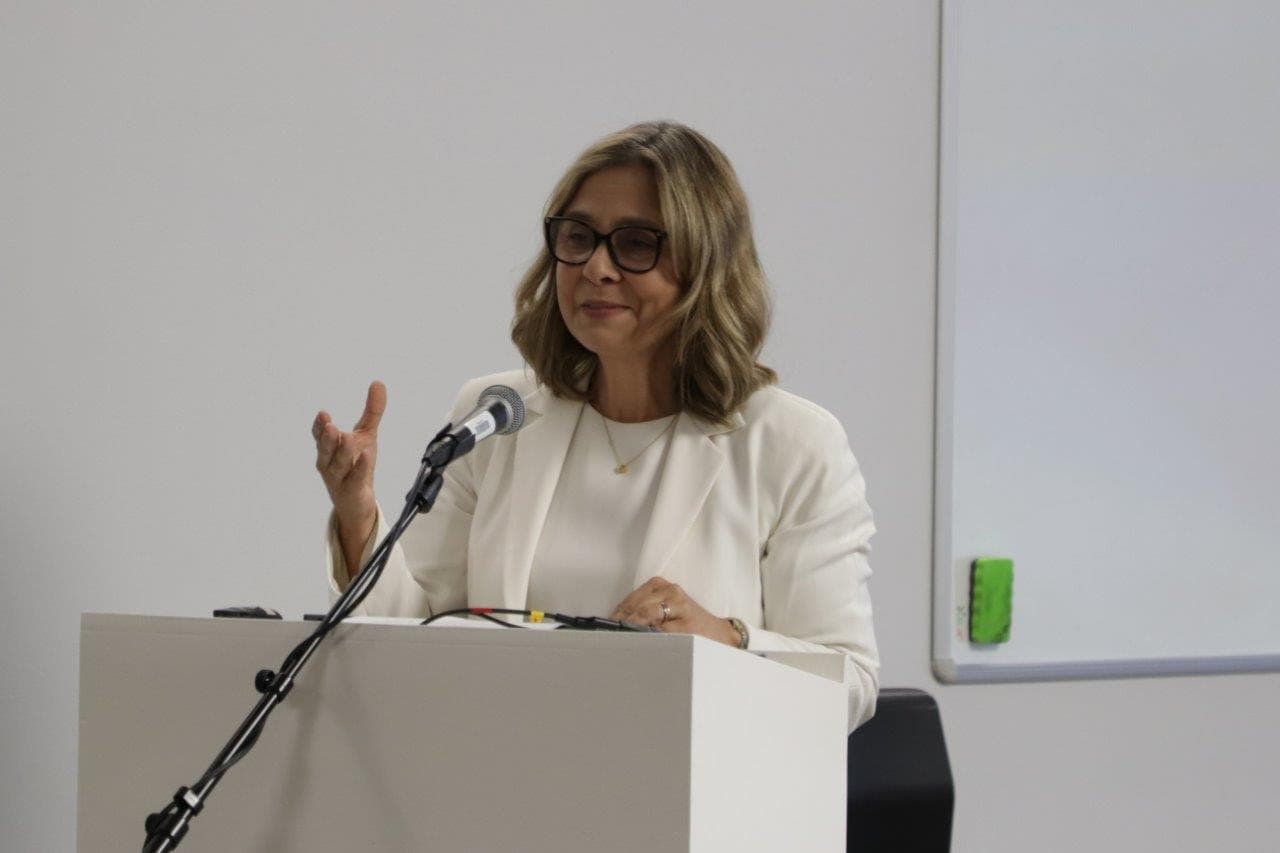 Ministra da Saúde, Ana Paula Martins, na conferência «Portugal quer mais Europa… na Saúde?», Lisboa, 20 abril 2024
