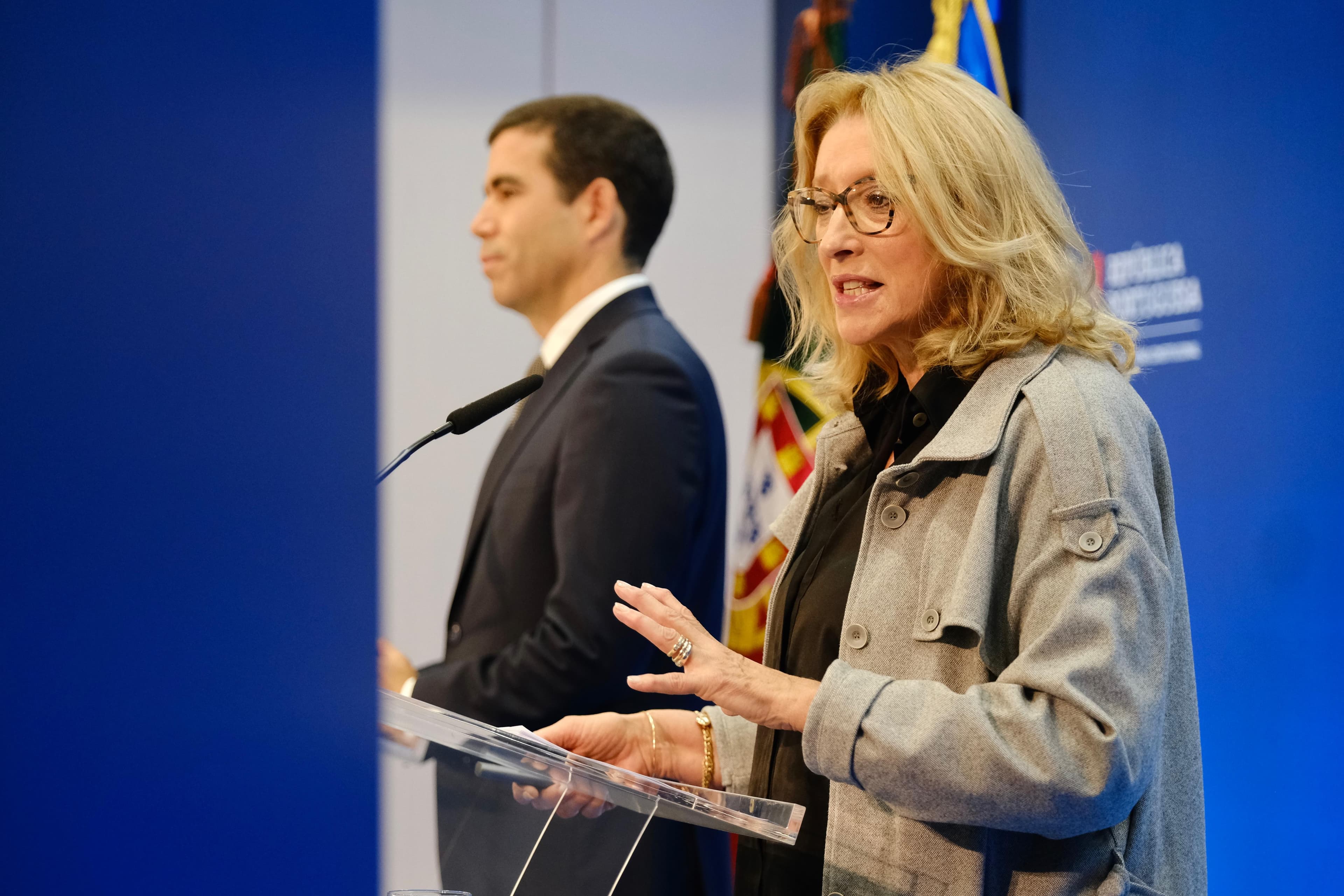 Ministro da Presidencia e Ministra do Trabalho, Solidariedade e Seguranca Social