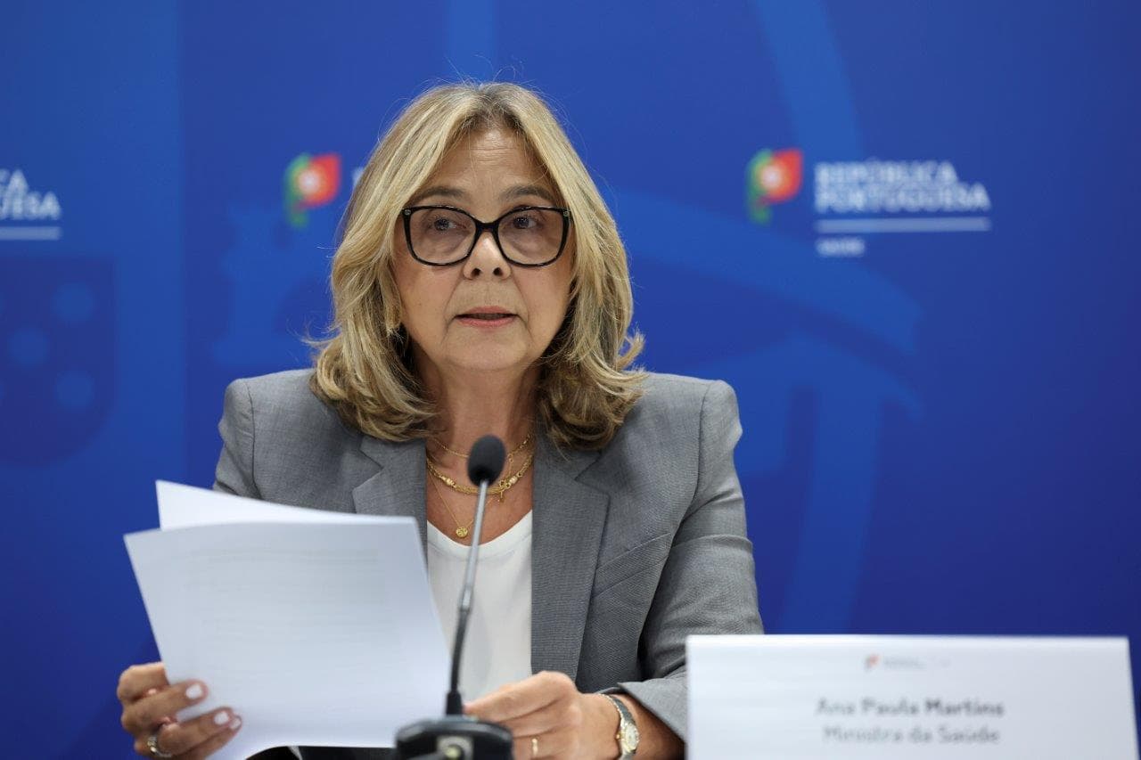 Ministra da Saúde, Ana Paula Martins, faz o balanço a concretização das medidas urgentes do Plano de Emergência e Transformação da Saúde, Lisboa, 4 setembro 2024 (foto: António Cotrim/Lusa)