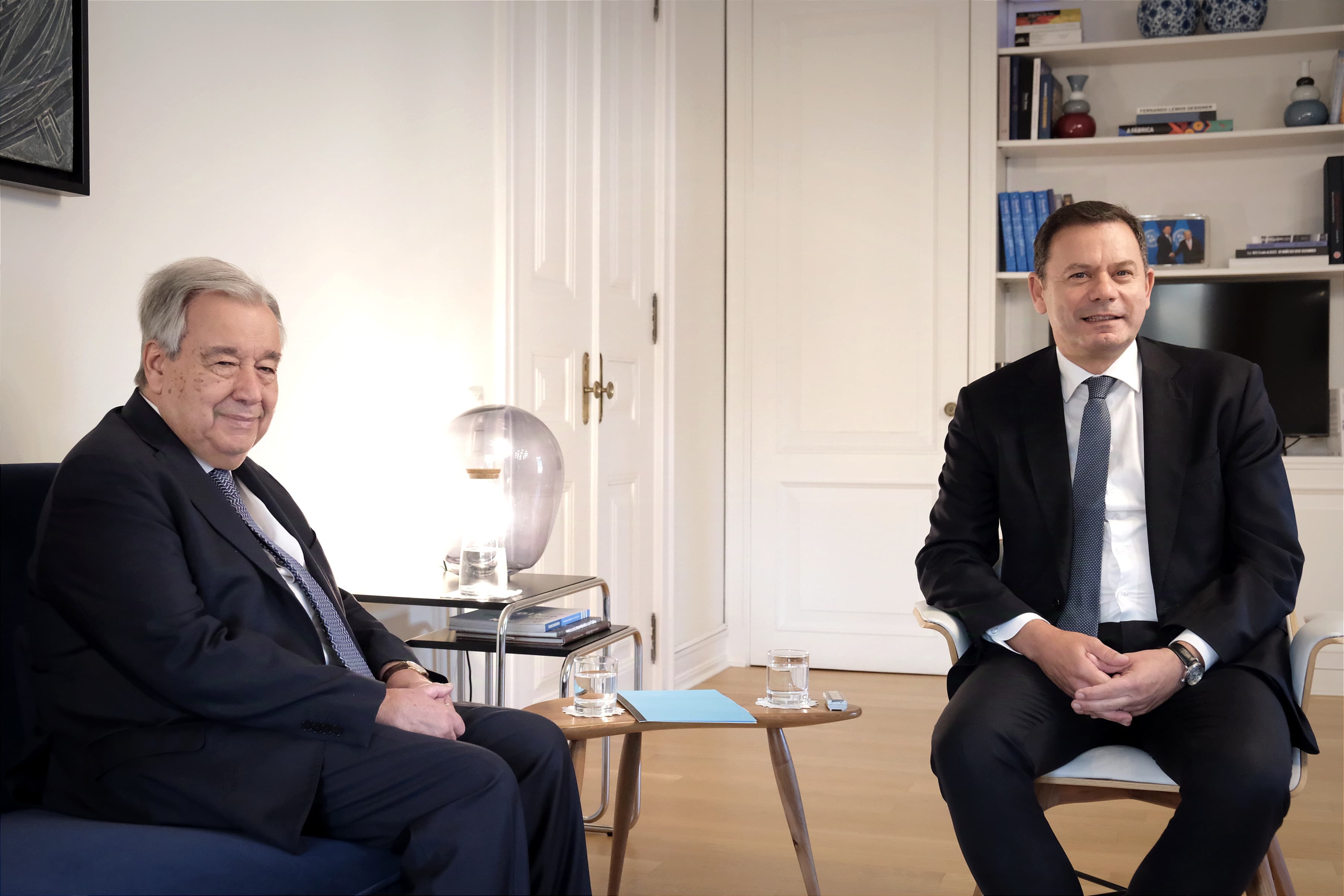 Primeiro-Ministro Luís Montenegro recebe o Secretário-Geral das Nações Unidas, António Guterres, Lisboa, 27 novembro 2024 (foto: Gonçalo Borges Dias/GPM)