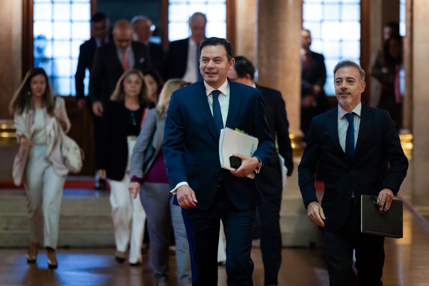 Primeiro-Ministro, Luís Montenegro, faz a primeira visita oficial a Madrid. 15 de abril de 2024. (Foto: Lusa/José Sena Goulão)