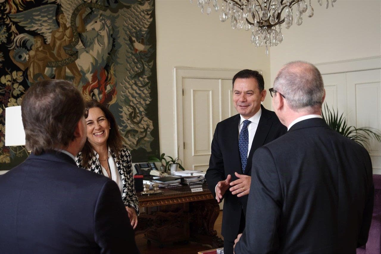 Primeiro-Ministro Luís Montenegro e Ministra da Justiça, Rita Alarcão Júdice com Diretor-Geral de Reinserção e Serviços Prisionais e Diretor Nacional da Polícia Judiciária, Lisboa, 26 novembro 2024 (Foto: Gonçalo Borges Dias/GPM)