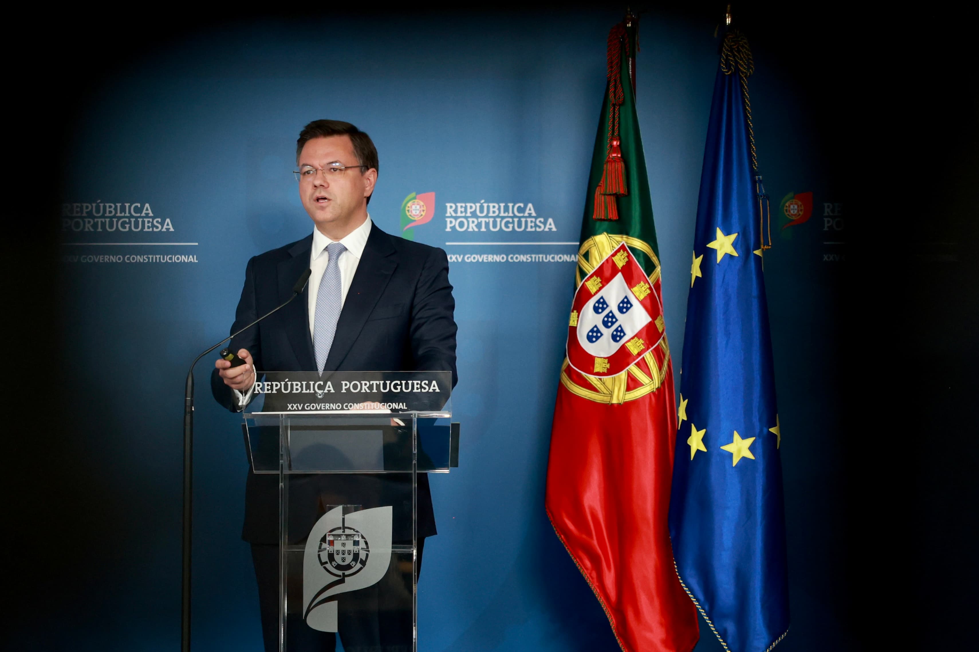 Ministro Adjunto e da Reforma do Estado, Gonçalo Matias, no Conselho de Ministros