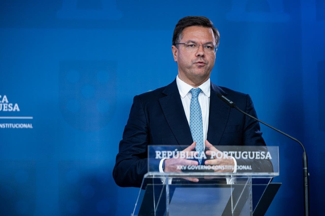 Ministro Adjunto e da Reforma do Estado, Gonçalo Matias, na conferência de imprensa do Conselho de Ministros, Lisboa, 16 outubro 2025 (Mariana Branco)