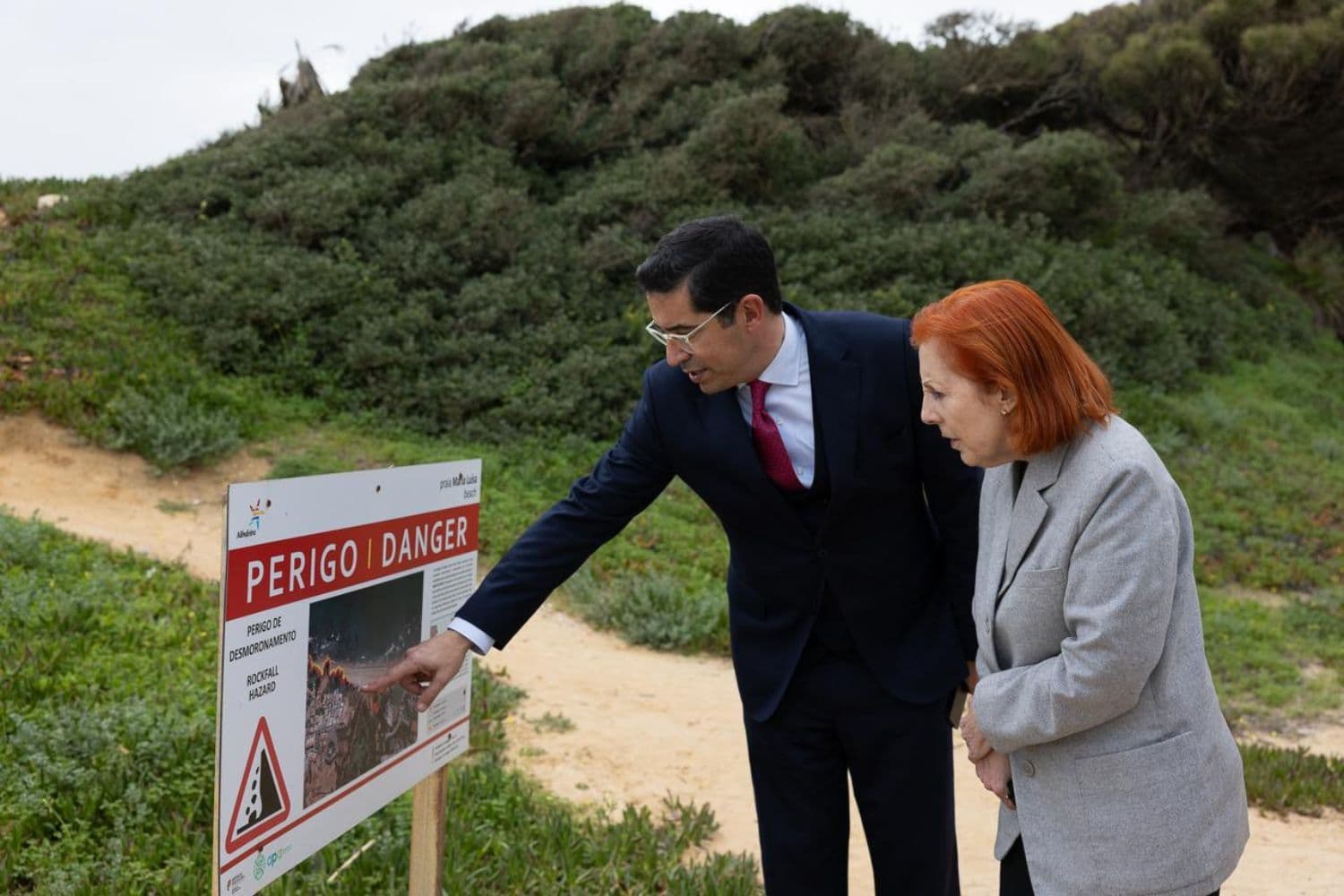 Ministra do Ambiente e Energia, Maria da Graça Carvalho, Faro e Albufeira, 3 de março de 2026 (Sara Matos/MAEN)
