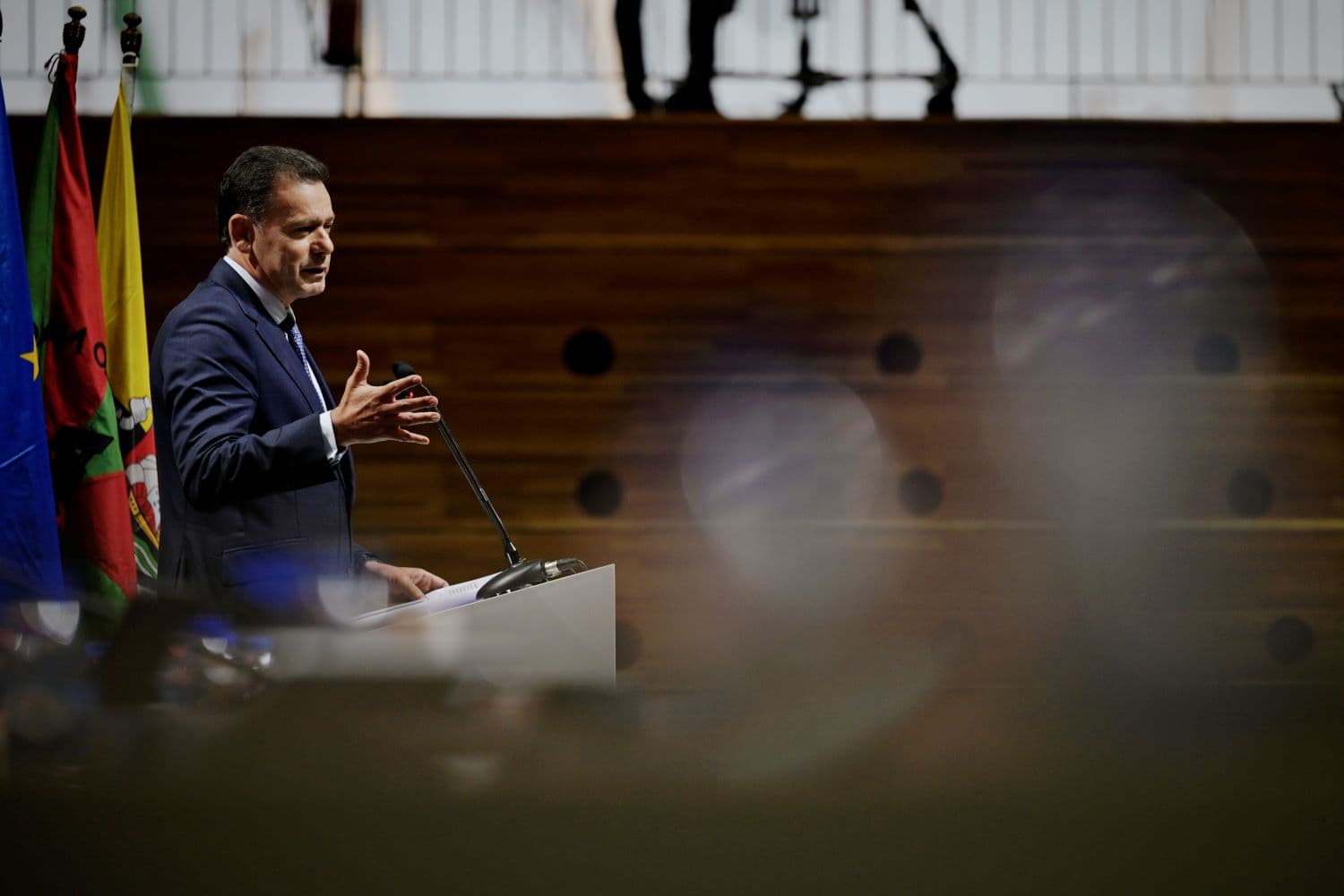 Primeiro-Ministro, Luís Montenegro, no encerramento do XXVII Congresso da Associação Nacional de Municípios Portugueses, Viana do Castelo, 14 dezembro 2025 (Gonçalo Borges Dias/GPM)
