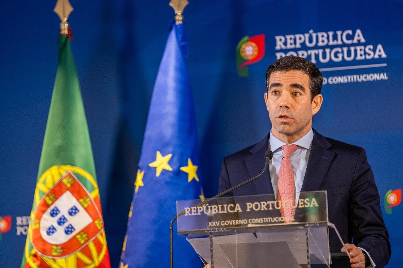 Ministro da Residência, António Leitão Amaro, faz declaração sobre a greve geral, Lisboa, 11 dezembro 2025 (João Bica)