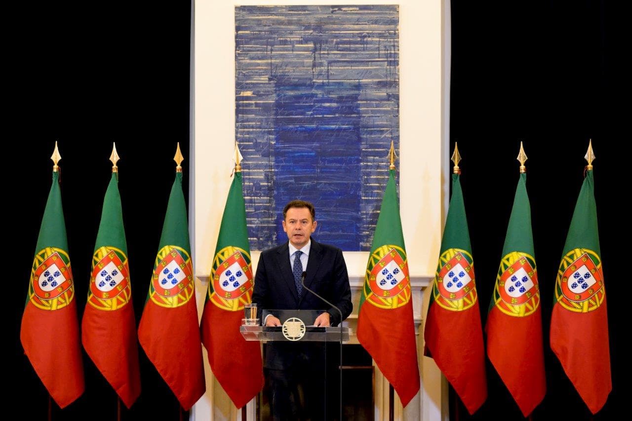 Primeiro-Ministro Luís Montenegro faz declaração sobre aprovação do Orçamento do Estado e da Lei da Nacionalidade, Lisboa, 28 outubro 2025 (Gonçalo Borges Dias/GPM)