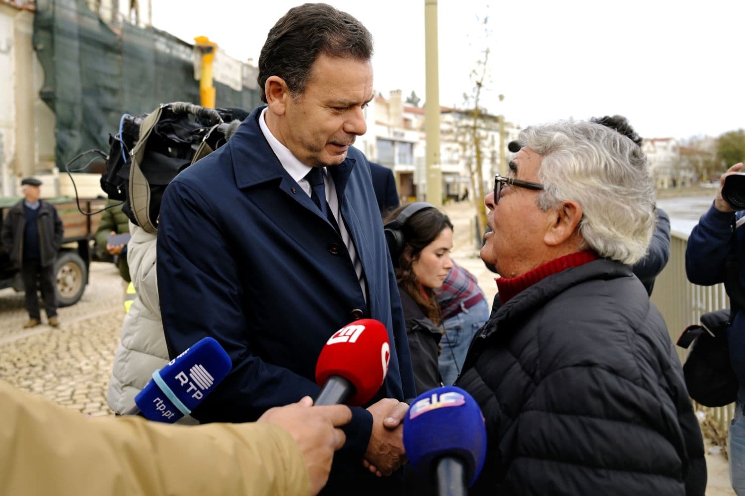 Primeiro-Ministro, Luís Montenegro, visita Alcácer do Sal, uma das zonas afetadas pelas cheias, Setúbal, 12 fevereiro 2026 (Gonçalo Borges Dias / GPM)