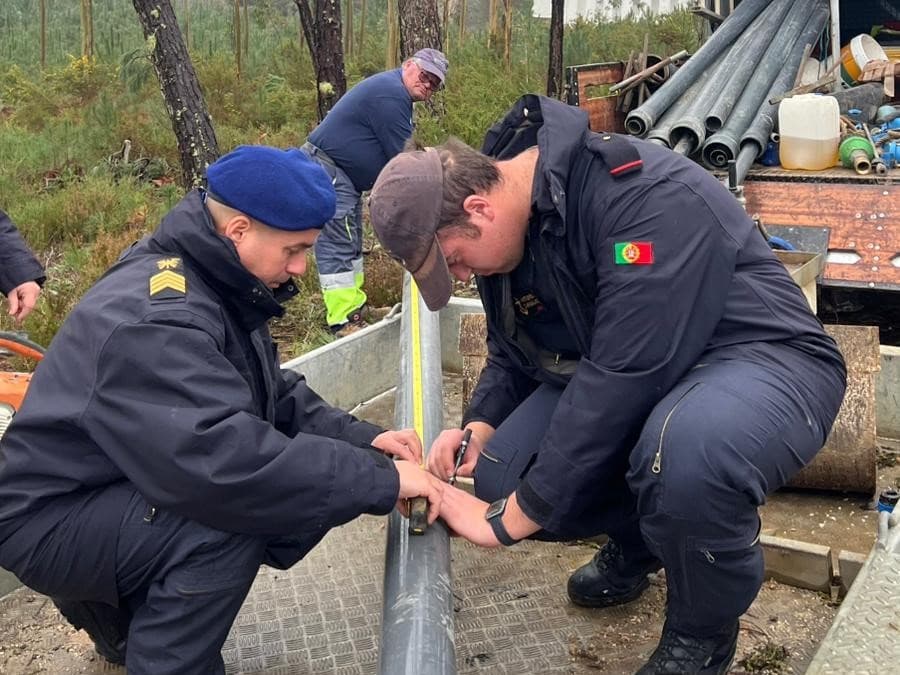 Militares da Marinha apoiam populações afetadas pela tempestade