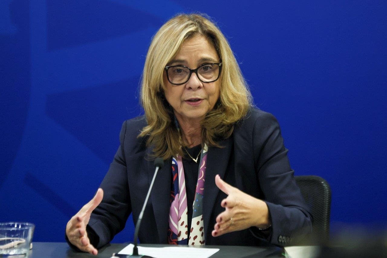 Ministra da Saúde, Ana Paula Martins, na conferência de imprensa sobre a situação da gripe, Lisboa, 8 dezembro 2025 (Manuel de Almeida/Lusa)