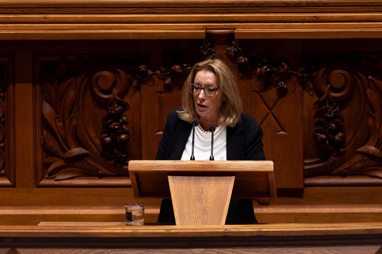 Ministra do Trabalho, Solidariedade e Segurança Social, Maria do Rosário Palma Ramalho, no debate da proposta de Orçamento do Estado para 2026, Assembleia da República, 28 outubro 2025 (Mariana Branco)