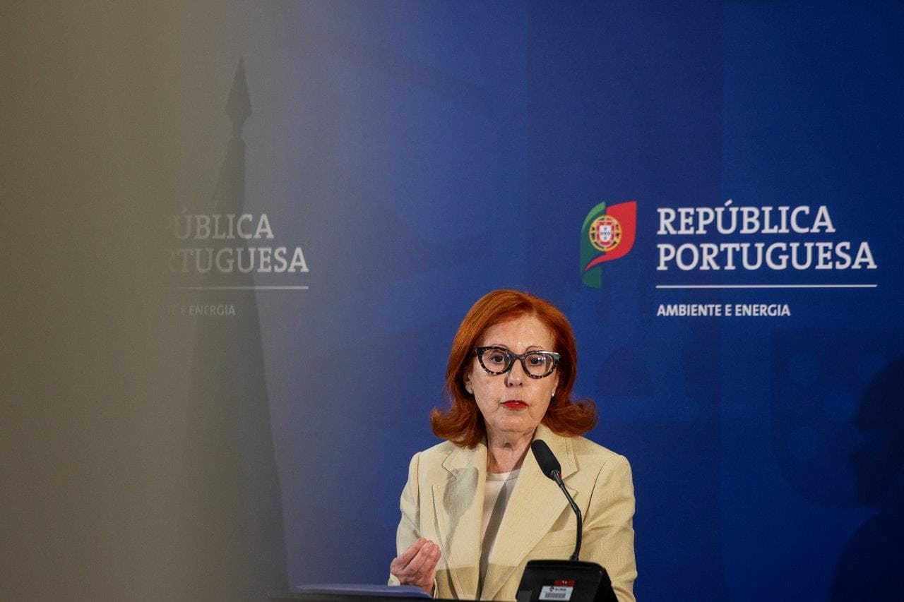 Ministra do Ambiente e Energia, Maria da Graça Carvalho, na apresentação de 31 medidas para reforçar a segurança do Sistema Elétrico Nacional, Lisboa, 28 julho 2025 (Tiago Petinga/Lusa)
