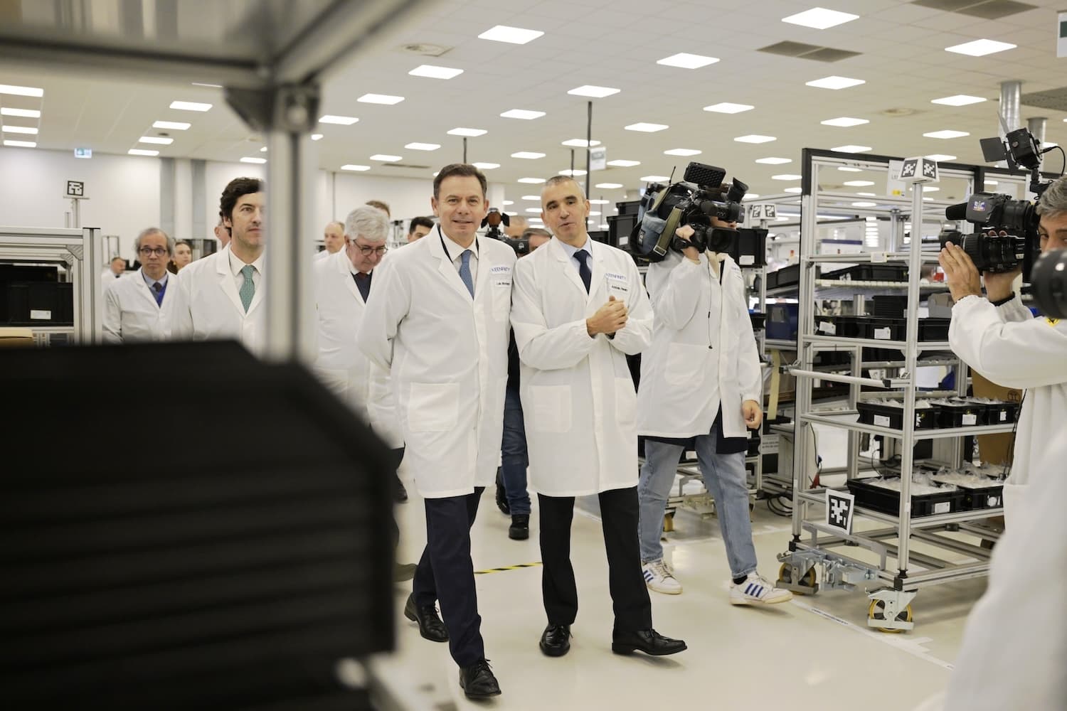 Primeiro-Ministro Luís Montenegro na fábrica da Keenfinity, Ovar, 5 dezembro 2025 (Gonçalo Borges Dias/GPM)