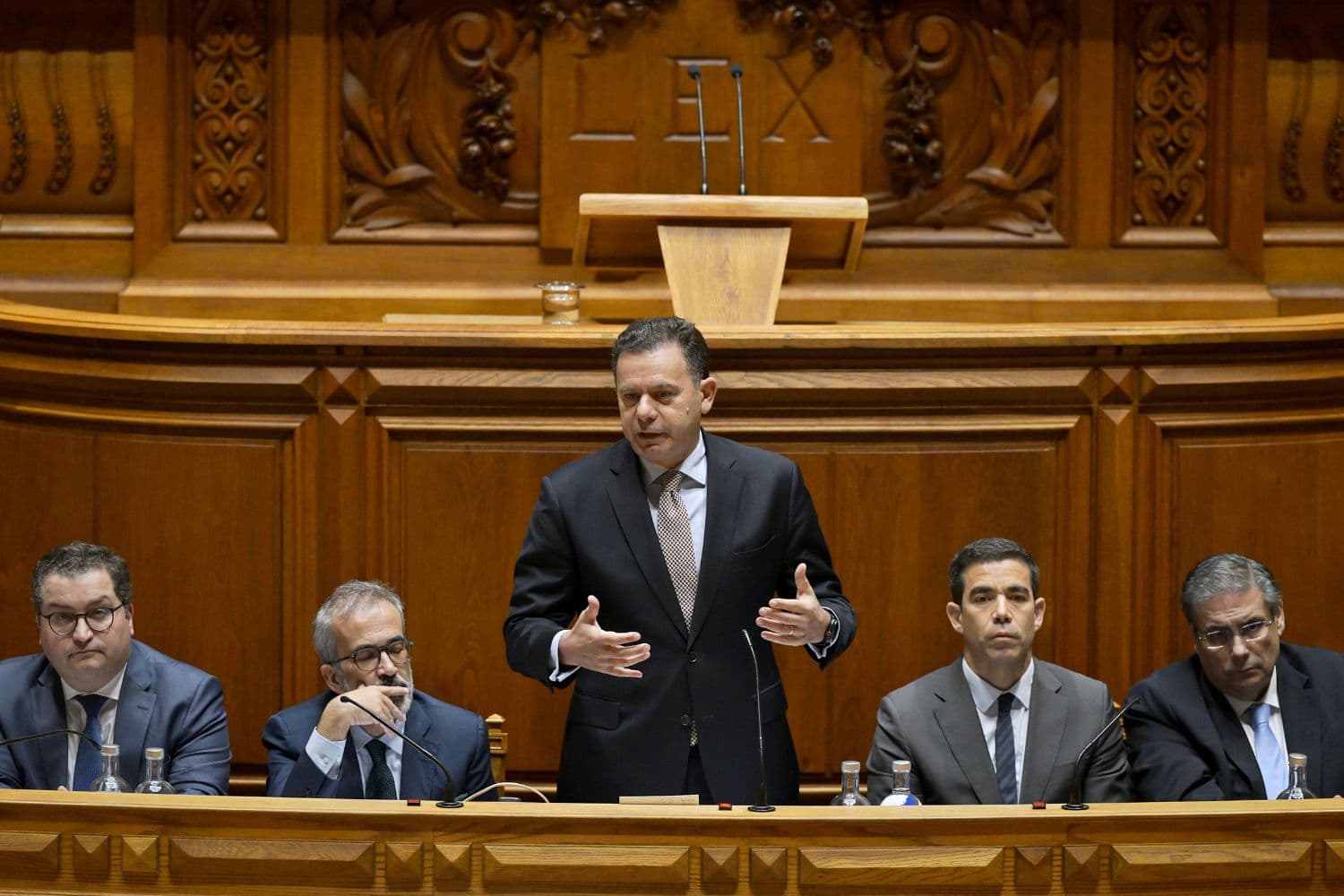 Primeiro-Ministro, Luís Montenegro, participa no debate quinzenal, Assembleia da República, Lisboa, 4 março 2026 (Gonçalo Borges Dias / GPM)