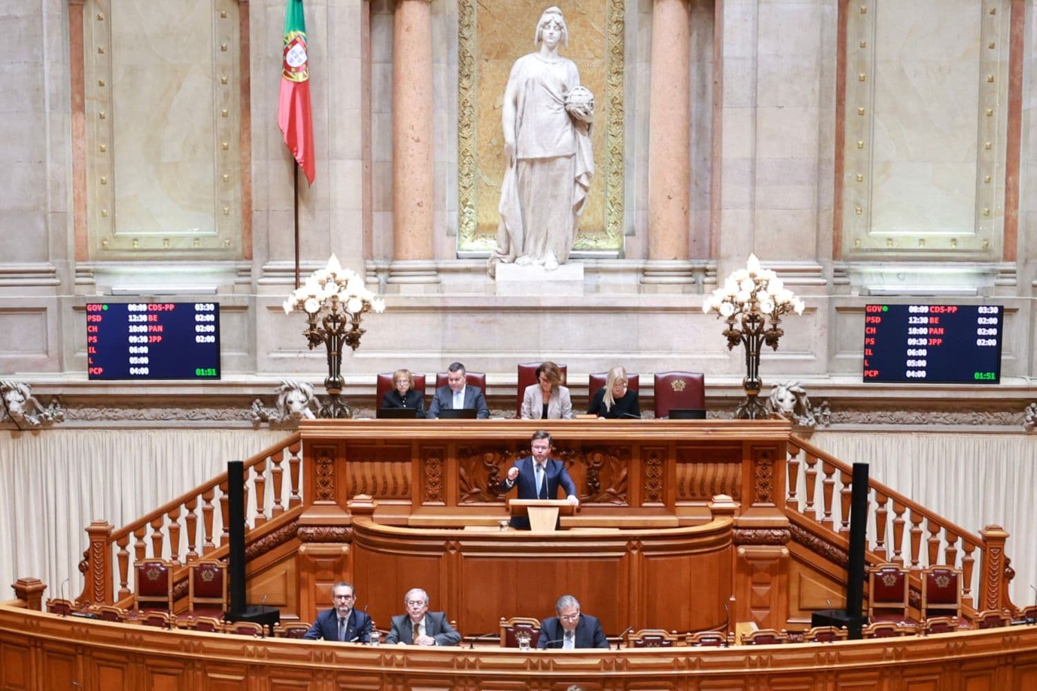 Ministro Adjunto e da Reforma do Estado, Gonçalo Matias, no debate setorial, na Assembleia da República, Lisboa, 27 de fevereiro de 2026 (MARE)